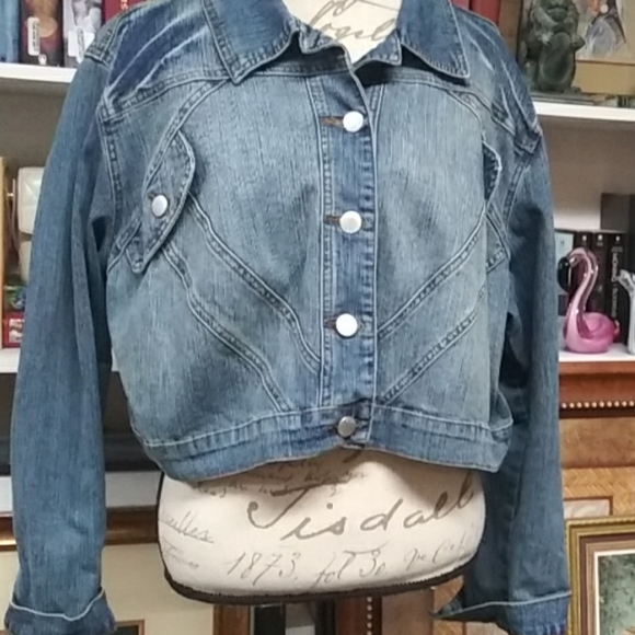 denim jacket size 18
